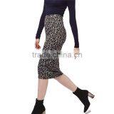 2017 OEM Spring Sexy Wrap Leopard-printed High Waisted Long Skirt thumbnail-2