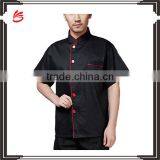 Custom Top Quality 100% Cotton Short Sleeves Chef Uniform Hot Selling thumbnail-1