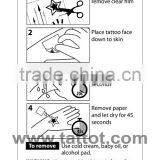 Flash Adult Temporary Tattoo Multi Color Metal Body Tattoos Sticker thumbnail-2