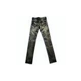 Lady's Jeans With Whiskers and Sandblast. 2013 Latest Design Skinny Lady Jeans, Fashion Branded Woman Jeans thumbnail-3