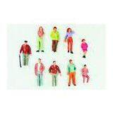 P43-10 Outdoor 1:43 Architectural Scale Model People Painted Figures 4.8cm