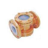 Acid Resistant Fluorine Lined Sight Glass for Chemical Industry -20 - 120