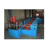 Two Waves Gear Box Transmission Guardrail Roll Form Machine in Blue