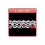 Soft Touch Feeling No Stretch Wide Lace Ribbon Trim / Embroidered Ribbon Trim thumbnail-1