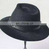 Ladies Formal Fashion Spring Wool Fedora Hat thumbnail-3