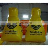 2015 inflatable cube buoy with orange colour for swim event