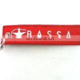 Custom Cheap Wholesale Yellow Overlock Embroidered Keychain thumbnail-5