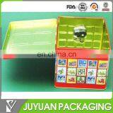 2015 New Style Small Musical Round Tin Box With Smile