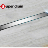 bathroom long  linear premium quality 304 stainless steel strip  automatic drainage shower floor drain