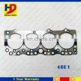 4BE1 Excavator Engine Parts For Isuzu Cylinder Head Gasket Diesel