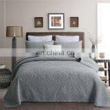 2020 New Design 100% Cotton Reactive Printing Comfortable Three-piece Luxury Bed Cover Sets thumbnail-4