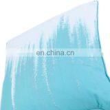Spring Painted Stripe Turquoise Ombre Water Color Aqua Blue Dye Teal Decorative Pillow/cushion thumbnail-5
