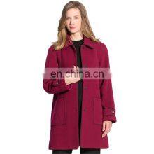 100% Cashmere Coats Ladies Winter Cashmere Coat Women thumbnail-1