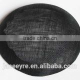 Wholesale 20cm Black Base Millinery Sinamay Hat Fascinator Base