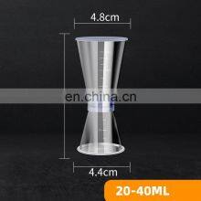 Хорошо продающиеся прозрачные смоляные инструменты. Тонкий стакан для измерения напитков, виномер из ПК для бара thumbnail-4