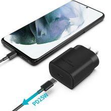Top Sale UK Mobile Phone Wall Type C Fast Charger Cable Adapter 25W PD Charger For Samsung Charges thumbnail-2