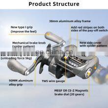 7+1 Baitcasting Reels With High Speed Mini Spinning Drag 0.3KG Casting Fishing Reel thumbnail-3