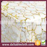 2015 Clear Pvc Bulk Table Cloth Roll of Blue Rose On the Surface of the Water