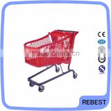 Popular style plastic shopping cart