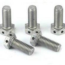SS304 SS316 Passivated Hex Head Bolts Fully Threaded With Wire Holes thumbnail-1