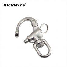 304/316 Stainless Steel Swivel Eye Snap Shackle thumbnail-3