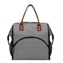Fashion Cooler Lunch Box Portable Insulated Canvas Lunch Bag Thermal Food Picnic Tote Cooler Bag Lunch Bags For Women Kids thumbnail-4