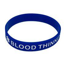 Wholesale Silicone Wristband Stretchy Soft Debossed Ink-filled Promotional Rubber Bracelets for Hospital and Medical Work thumbnail-5