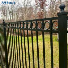 Decorative Wrought Iron Galvanized Steel Fence for Garden Safety and Ornament thumbnail-2