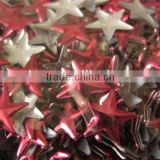 Rhinestuds Hot Fix Iron on Star Shape 10mm RED COLOR