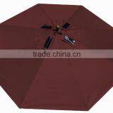 Solar Powered Charges 2 USB Devices 9 Foot Umbrella thumbnail-1