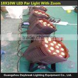 Led Four-color Par Light,dj Led Par Light,zoom Function Led Par Light