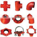 FM/UL Certificate Ductile Iron Grooved Pipe Fitting