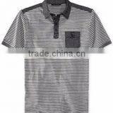 3 color stripe custom polo shirt best quality designs