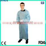 Anti-dust PE Disposable Isolation Gown thumbnail-1