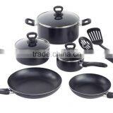 8 Pcs Forged Hard Anodized Aluminum Press Non-stick /Ceramic Cookware Set (ZS-C218) thumbnail-1