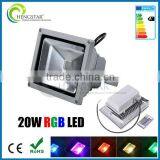 10w 20w 30w 50w color changing rgb Landscape Outdoor Lamp Garden IR Remote , led flood lights rgb led spot light