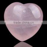 Bulk Wholesale Beautiful Heart Shape Rose Quartz Love Heart Gift thumbnail-1