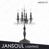 Modern Black Crystal Bedside Table Lamp for Bedroom thumbnail-1