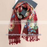 Promotional Scarf 100% Silk Double Layer Hot Sale Digital Inkjet Promotional Scarf