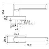 Casement Door Handle For PVC Profile,Door Hardware thumbnail-2
