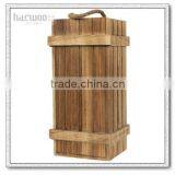 Lacquer Wooden wine set box for single