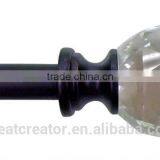 Decorative Window Curtain Hardware Classic Crystal Glass Finials For Curtain Rods thumbnail-1