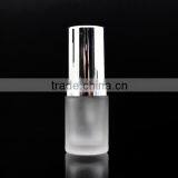 15ml Cosmetic Glass Bottle With Aluminum Press Pump thumbnail-2