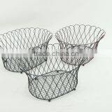 Decorative Vintage Stackable Wire Basket