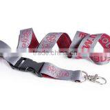 Promotional polyester woven lanyard