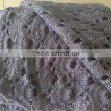 100%Acrylic Mohair Crochet Throw
