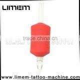 1.2 INCH 30mm Silicone Red Tattoo Disposable Grip thumbnail-1