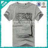 OEM t Shirts With Short Sleeve o Neck for Men in High Quality thumbnail-1