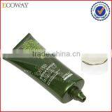 high quality cosmetic facial cleanser tube with silver plating screw cap