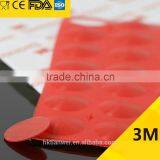 14.7*2mm Buffer Bumper Stop Cushion Glass Foot Cupboard Door Pads Adhesive Silicone Feet Bumper thumbnail-2